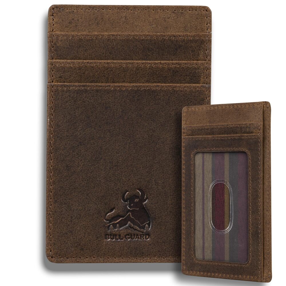 8778 Slim Card Holder Wallet with RFID Blocking, Thin Pocket Sized Carry
